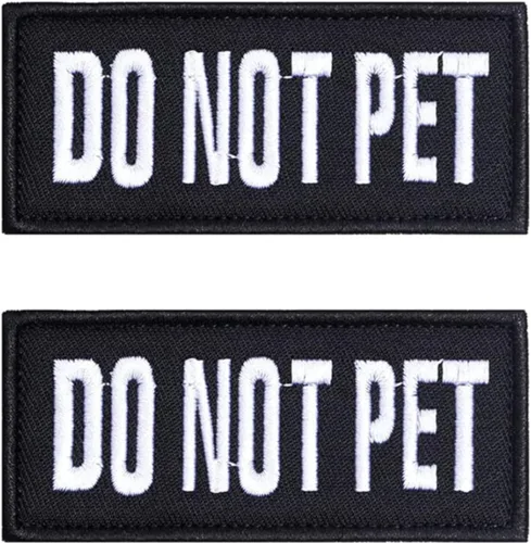 Miniatura 9 de 12 parches para perros de servicio, arnés de gancho táctico extraíble bordado en parche de entrenamiento, no mascotas, parche para perros de trabajo
