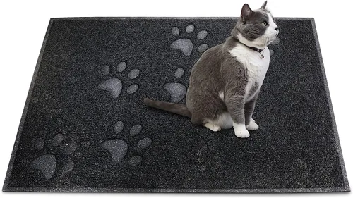 Andalus Tapete Grande para Arena de Gatos, Paquete de 1 - Impermeable, Antideslizante y Fácil de Limpiar, Tapete para Caja de Arena de Gatos para