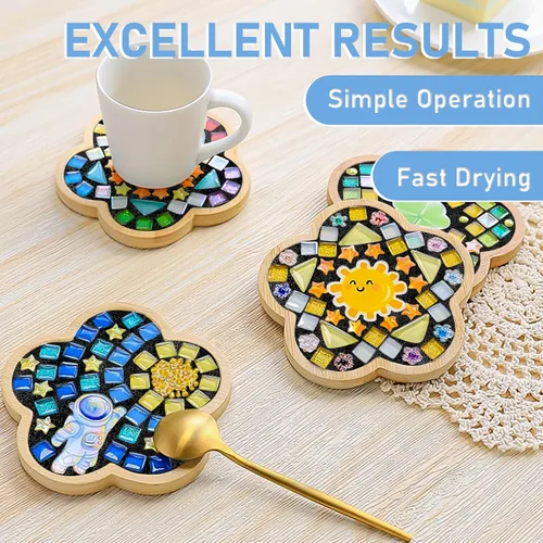 Miniatura 6 de Lechada de Mosaico de Cristal, Herramientas de Azulejos de Mosaico, Accesorios de Azulejos de Mosaico – Esencial para el Enlucido Hecho a Mano