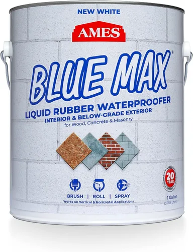 Miniatura 15 de Ames BMX5RG Blue Max sellador líquido Ideal para impermeabilizar por encima y por debajo de cimientos, sótanos, techos, pisos y más. Azul