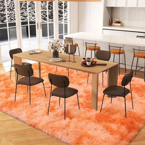 Miniatura 170 de Dssimo - Alfombra superesponjosa para la habitación, alfombra de área moderna, pequeña, suave y acogedora de felpa para niños, niñas y adolescentes