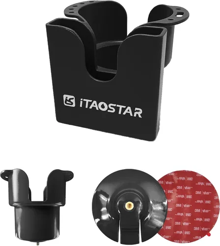iTAOSTAR Soporte para tazas multifunción, tabla de remo de dos secciones, adecuado para tipos de taza/botella/bebida, accesorios prácticos para