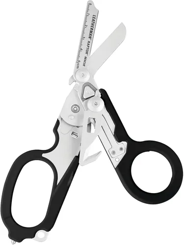 Miniatura 13 de LEATHERMAN, Raptor Rescue - Tijeras 6 en 1 para emergencia/trauma de alta resistencia con rompedor de vidrio de carburo y cortador de correa