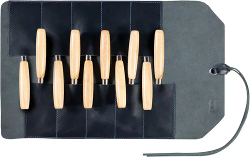Miniatura 3 de Hide & Drink, Bolsa enrollable rústica pequeña para herramientas (10 ranuras), bolsa de mano portátil, almacenamiento de taller, organizador
