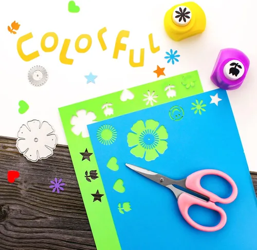 Miniatura 4 de 60 hojas de cartulina de color, 28 colores surtidos tamaño A4 de 8.82 oz/m², papel de cartulina impreso de doble cara, cartulina gruesa de alta