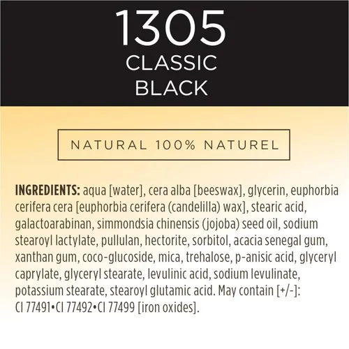 Miniatura 3 de Máscara de pestañas, pestañas alargadas Burt's Bees 100% natural, negro clásico