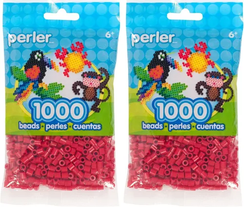 Miniatura 16 de Perler 80-15213 Cuentas fusibles para manualidades, 1000 piezas, naranja albaricoque