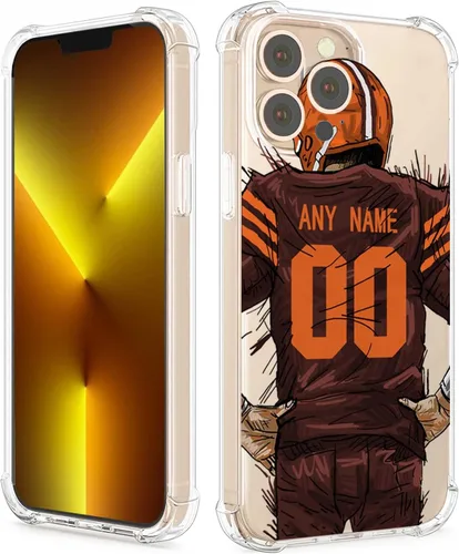Miniatura 31 de Funda protectora personalizada con nombre y números para iPhone 15, 14, 13, 12, 11 Xs Max XR 8 7 6 Plus 11 Pro Mini, delgada, a prueba de golpes