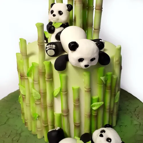 Miniatura 5 de Katy Sue Molde de silicona Panda para decoración de pasteles y manualidades