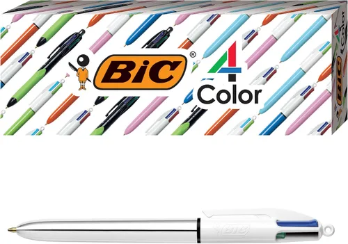 Miniatura 10 de BIC Bolígrafo retráctil Pro de 4 colores, surtido, paquete de 3