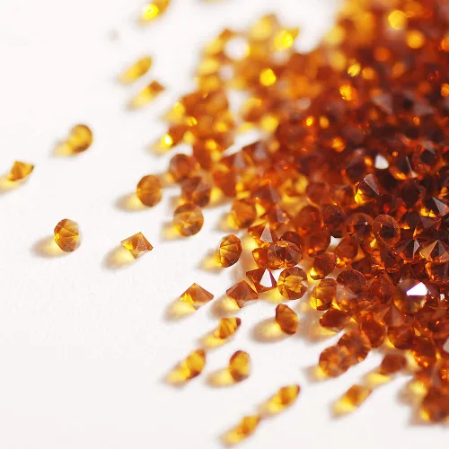 Miniatura 33 de 5000 cuentas de diamantes de imitación de cristal de diamante ultra mini de 0.044 pulgadas con parte trasera plana, cristales iridiscentes, brillo