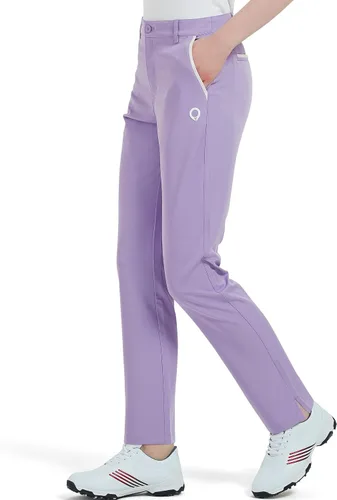Miniatura 2 de Bakery Pantalones de golf para mujer, elásticos, con bolsillos, de secado rápido, ligeros, pantalones de trabajo