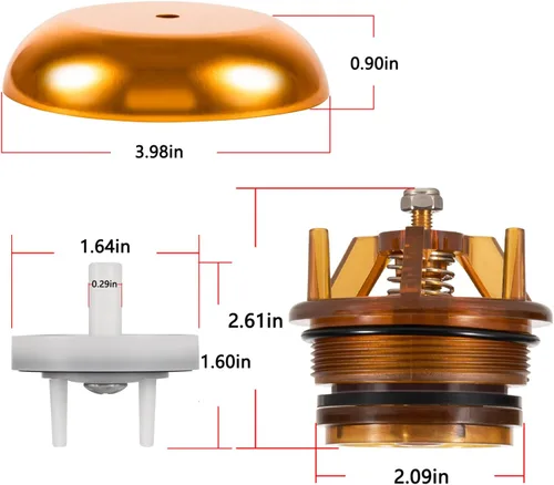 Miniatura 8 de Kit de repuesto para 765-1, 905-212 kit de reparación de capó de paleta, reemplaza la pieza # 905-212 905212, apto para 765 interruptores de vacío