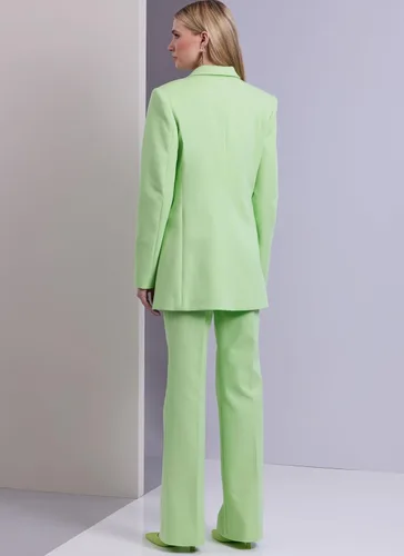 Miniatura 10 de Vogue Misses - Chaqueta holgada sin forro, parte superior de punto y pantalones de piernas anchas, paquete de patrón de costura, código de diseño