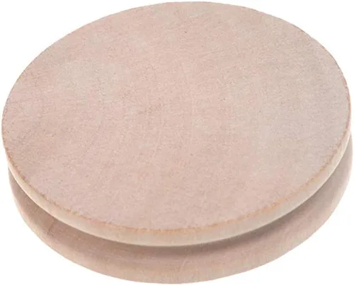 Miniatura 5 de Batino Juego de 3 piezas de cuero de madera maciza para manualidades, bruñido de varios tamaños, para herramienta de trabajo de artesanía en cuero