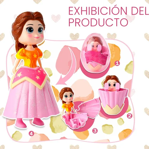Miniatura 4 de xutengy Paquete de 4 rellenos esenciales para cesta de Pascua, huevos de princesa, juguetes de deformación prellenados para niños y niñas