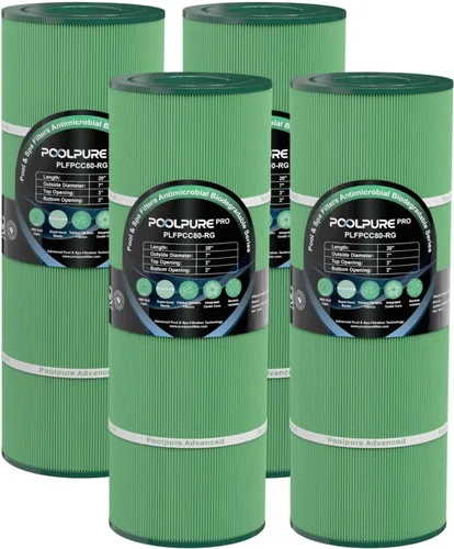 Miniatura 10 de POOLPURE Filtro de piscina PLFPCC80 reemplaza a Pentair CCP320, Pleatco PCC80-PAK4, Ultral-A5, Unicel C-7470, R173573, Filbur FC-1976, 178580