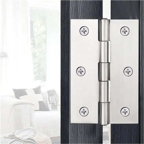 Miniatura 4 de Medsuo 2 bisagras de puerta plegables de acero inoxidable de 3 pulgadas con 12 tornillos de acero inoxidable para puerta, tapa de caja de madera