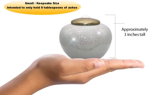 Miniatura 5 de Commemorative Cremation Urns for Human Ashes Adulto Hombre y Mujer – Urnas de cremación personalizadas decorativas bellamente hechas a mano