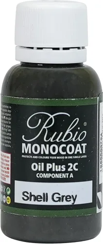 Miniatura 125 de Rubio Monocoat Muestra de Acabado de Aceite para Madera - Puro Aceite Plus Parte A Aceite de Linaza de Secado Rápido y Ecológico para Uso Pure