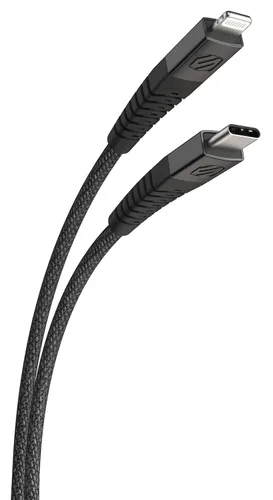 Miniatura 8 de Scosche HDCI4B4SG-SP Strikeline - Cable trenzado de carga y sincronización premium con certificación MFi para dispositivos Lightning y USB-C, 4 Negro