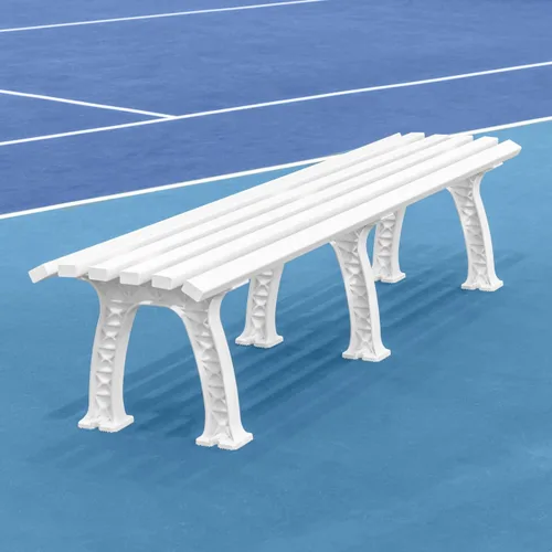 Miniatura 5 de Vermont Banco de cancha de tenis - 3 y 4 plazas Estándar o sin respaldo (estándar, negro, 3 plazas)