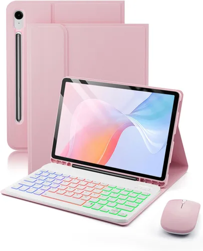 Miniatura 10 de Funda para teclado para Samsung Galaxy Tab S10 Lite / S10 FE / S9 FE / S9 / S8 10.9-11 pulgadas Cubierta - Teclado magnético desmontable