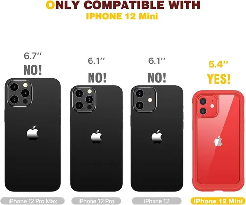 Miniatura 569 de Diaclara Funda diseñada para iPhone 16, mejorada [protección completa de la cámara], carcasa resistente de cuerpo completo con protector de pantalla