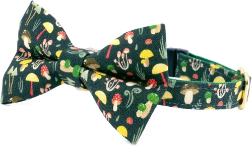 Miniatura 31 de Ultra Joys Collar de gato con campanas - Separable para gatitos y gatos - Estampado a cuadros naranja pequeño Solo cuello a cuadros
