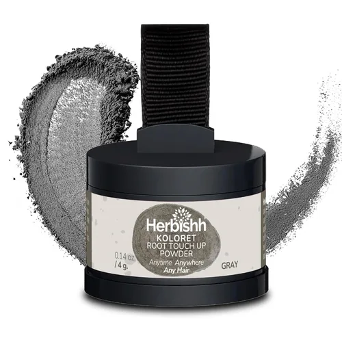 Miniatura 14 de Koloret - Polvo de retoque de raíz, polvo negro natural para mujeres y hombres, cobertura instantánea de raíces para cobertura de canas, corrector
