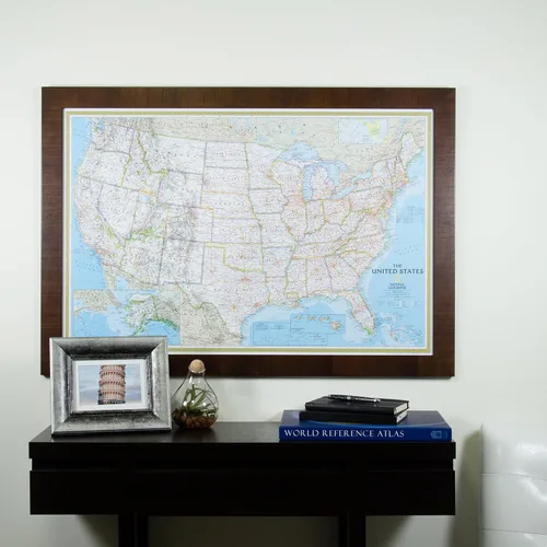 Miniatura 2 de Craig Frames mapa de viaje clásico de los Estados Unidos, Papel, 24 x 36 pulgadas