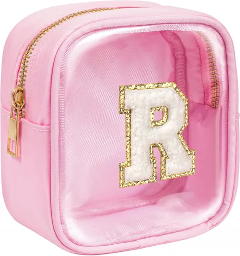 Miniatura 49 de KOTORA Bolsa de Maquillaje Inicial, Bolsa de Viaje de Artículos de Aseo, Bolsa de Maquillaje Transparente, Bolsas de Cosméticos Organizadoras
