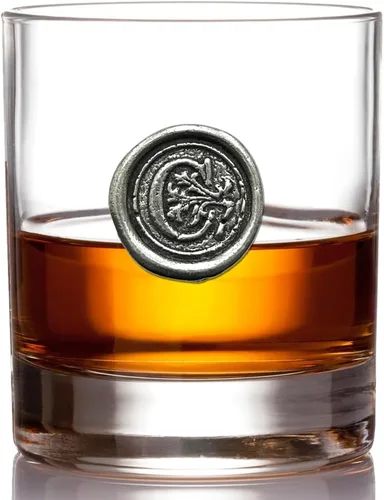 Miniatura 21 de English Pewter Company - Vaso de whisky de 11 onzas con inicial de monograma, regalos únicos para hombres, regalos personalizados con tu elección