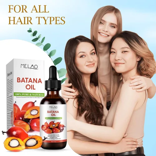 Miniatura 6 de Aceite de batana para el crecimiento del cabello 100% puro y natural, elimina las puntas abiertas, mejora el brillo del cabello y la piel, nutre