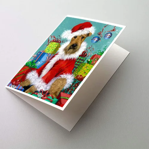 Miniatura 181 de Caroline's Treasures PPP3013GCA7P - Tarjetas de felicitación y sobres para mascotas de Basset Hound Teacher, paquete de 8 tarjetas en blanco