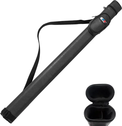 Miniatura 12 de Fundas para tacos de billar GSE Games & Sports Expert, Estuche de transporte de lujo para palo de billar duro 1x1, Accesorios para billar