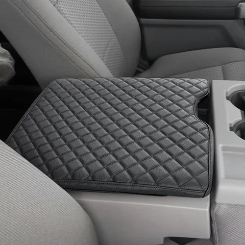 Miniatura 7 de JDMCAR Funda para apoyabrazos Compatible con Ford F150 2015-2024 2025 Accesorios, F250 F350 F450 2017-2025 con asiento de salto 40/20/40, Protector