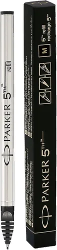Miniatura 3 de Parker Quink cartucho de tinta de repuesto para plumas de tinta de 5ta generación, punta fina, color negro, (S0958790), Negro