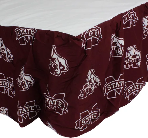 Miniatura 20 de College Covers Everything Comfy Nebraska Cornhuskers - Falda de cama con volantes, tamaño individual