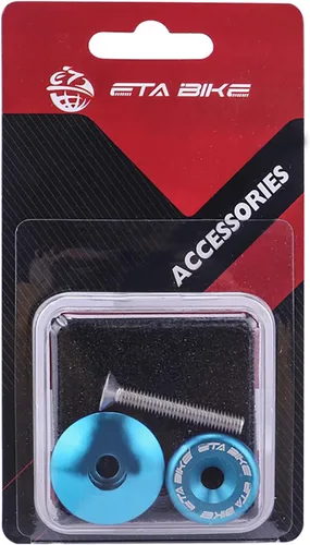 Miniatura 7 de Cubierta superior para auriculares de bicicleta, tapa superior de aleación de aluminio, cubierta de tubo superior, tapa de botella de cerveza