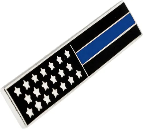 Miniatura 23 de PinMart 's Citation Bar Pin - Oficial de policía bombero y pines militares - Pines de esmalte patrióticos para ceremonias de premiación, banquetes