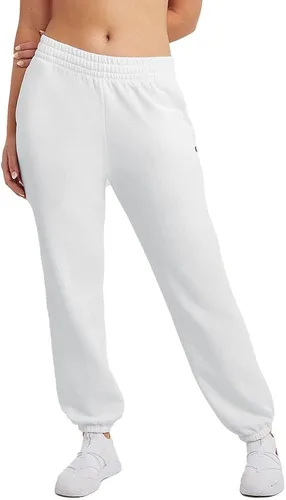 Champion Powerblend Boyfriend - Pantalones deportivos para mujer, pantalones deportivos de forro polar de gran tamaño, pantalones deportivos de