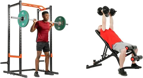 Sunny Health & Fitness Power Zone - Jaula de potencia