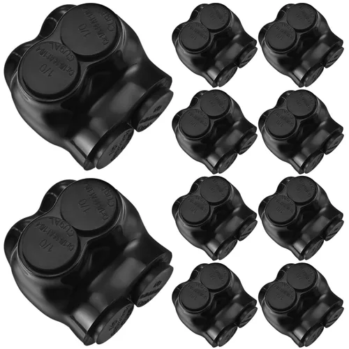 Miniatura 8 de 5 conectores de cable múltiple aislados, 2 puertos, empalme de entrada única, conectores de alimentación eléctrica, terminales de interconexión