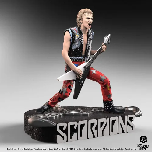 Miniatura 5 de Knucklebonz Rudolf Schenker (Scorpions) Estatua coleccionable de edición limitada - Icono del rock, con licencia oficial, incluye CoA