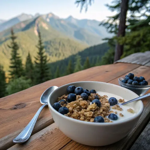 Miniatura 3 de Mountain House granola con leche y arándanos Comida liofilizada para mochileros y camping Pack de 6