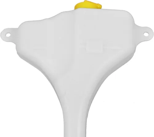 DAT AUTO PARTS Reemplazo del tanque de botella del depósito de refrigerante del motor para 2004-2008 Acura TSX Base Sedan Blanco texturizado hecho