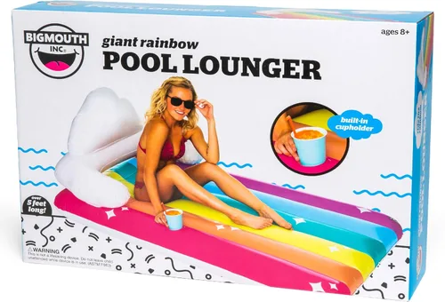 Miniatura 5 de BigMouth Inc. Flotador de piscina, balsa de salón grande, flotador de vinilo duradero, juguete de agua para fiesta de verano en la piscina