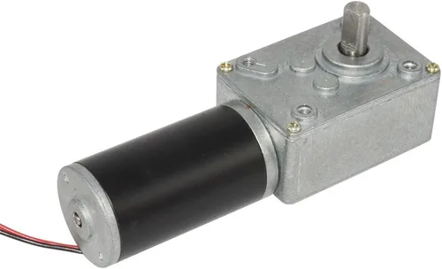 Miniatura 4 de Pequeño motor de engranaje helicoidal reversible de 35 RPM DC de alto par de 12 voltios para reemplazo de impulsión de barbacoa