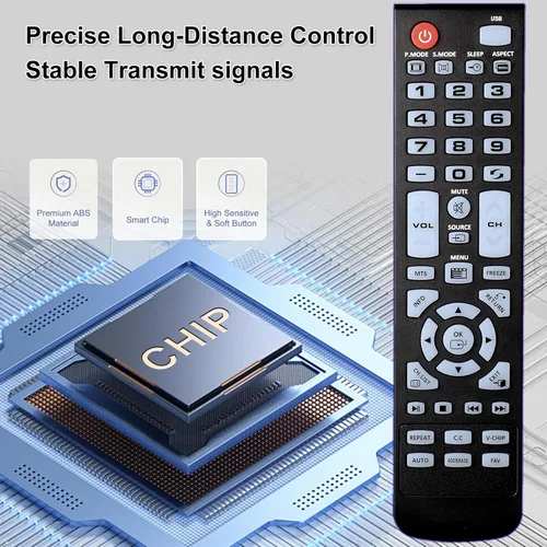 Miniatura 2 de Mando a distancia para Element TV Remote Repalcement